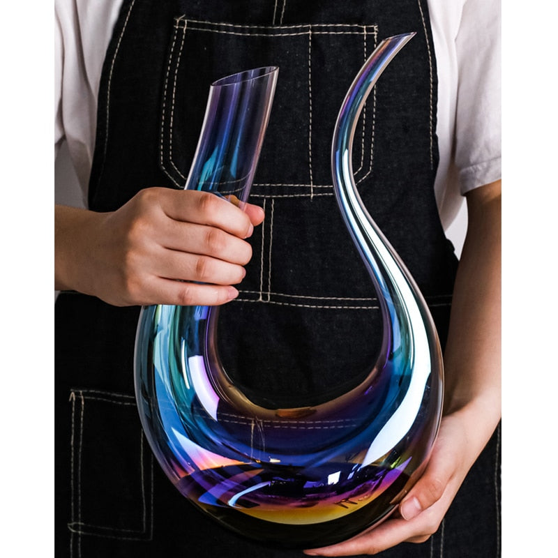 Decantador de Vinho em Cristal Luminara para Aeração e Vertedura Suave | Lersk