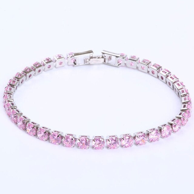 Bracelet chaîne tennis AstraLuxe avec accents en zirconium pour un éclat intemporel | Lersk