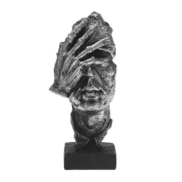 Odin's Faces Sculpture Rustic Nordic Art For Modern Homes | Lersk