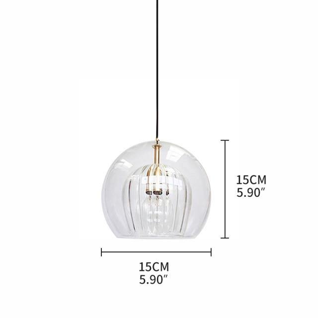 Lumo Clear Double-Glass LED Pendant Light | Lersk