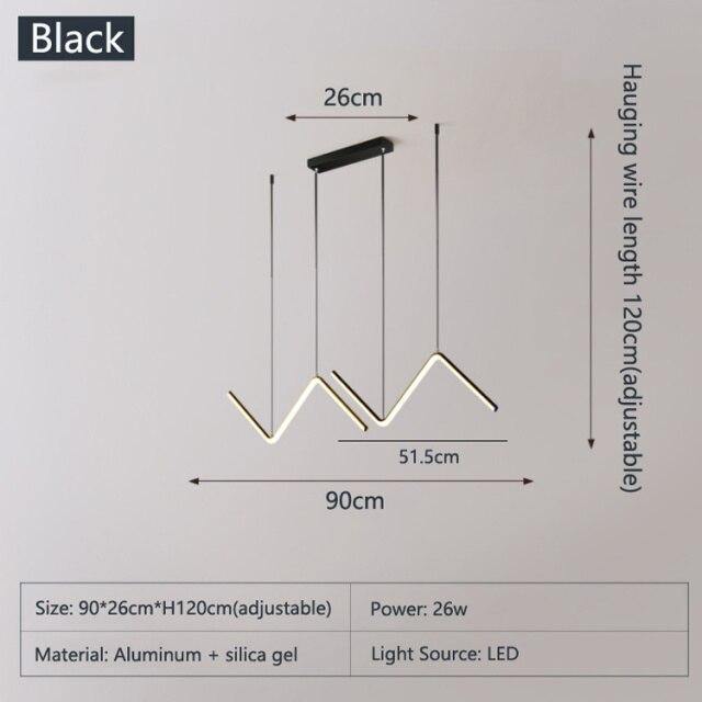 Geometric Triangle LED Pendant Lights | Lersk