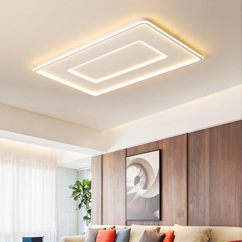 Luz de Techo Rectangular con Diseño Geométrico | Lersk