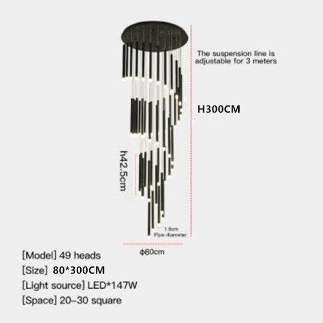 Elegant Nordic Black Chandelier | Lersk