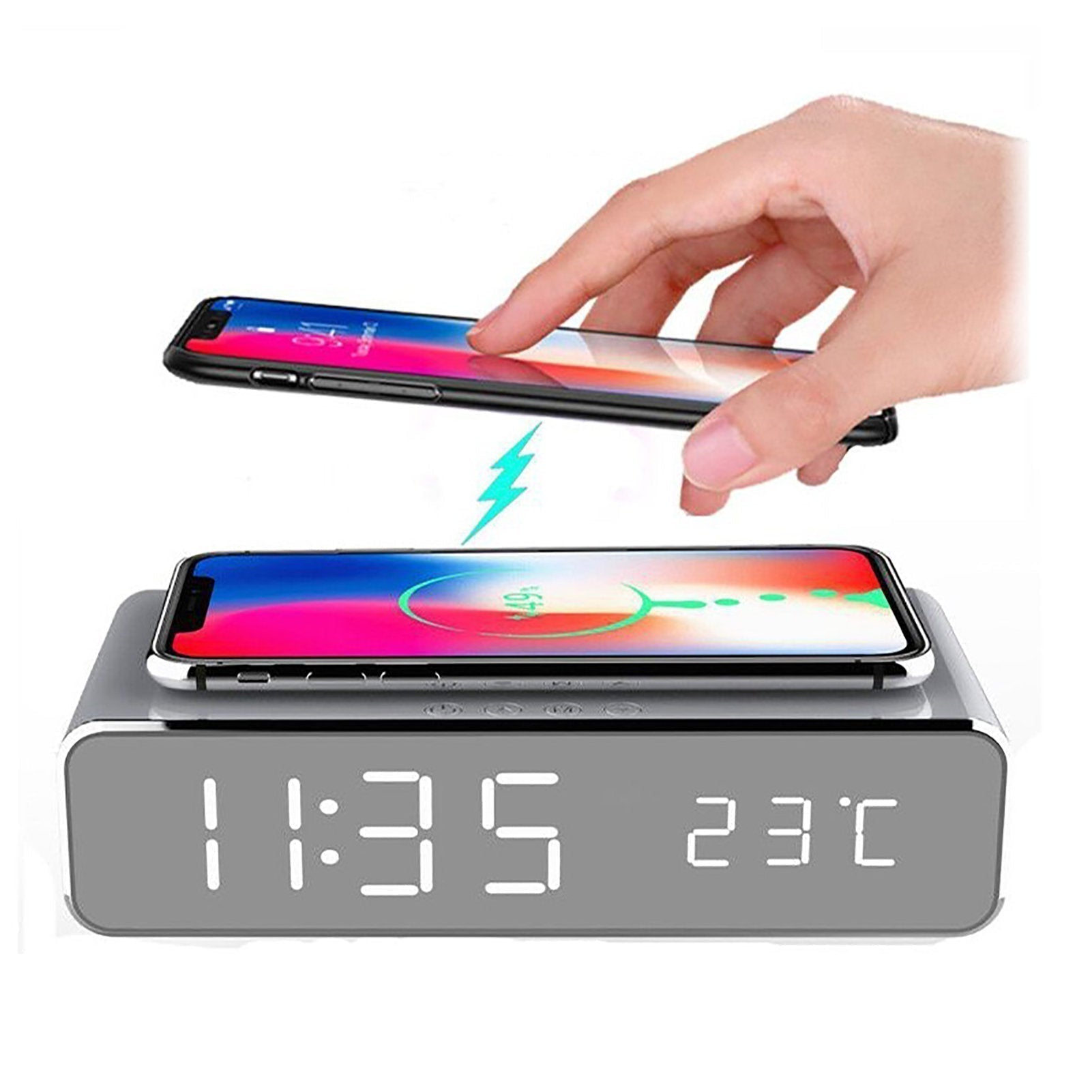 AstraLume ClockCharge 2-In-1 Alarm and Wireless Charger | Lersk