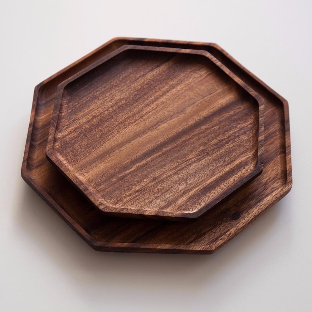 Kairo Zen Elegant Acacia Wood Tray For Serving And Display | Lersk