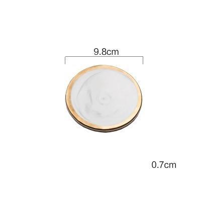 Sottobicchiere in ceramica effetto marmo FjordStone design ispirato al Nord | Lersk