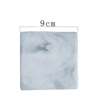 Sottobicchiere in ceramica effetto marmo FjordStone design ispirato al Nord | Lersk