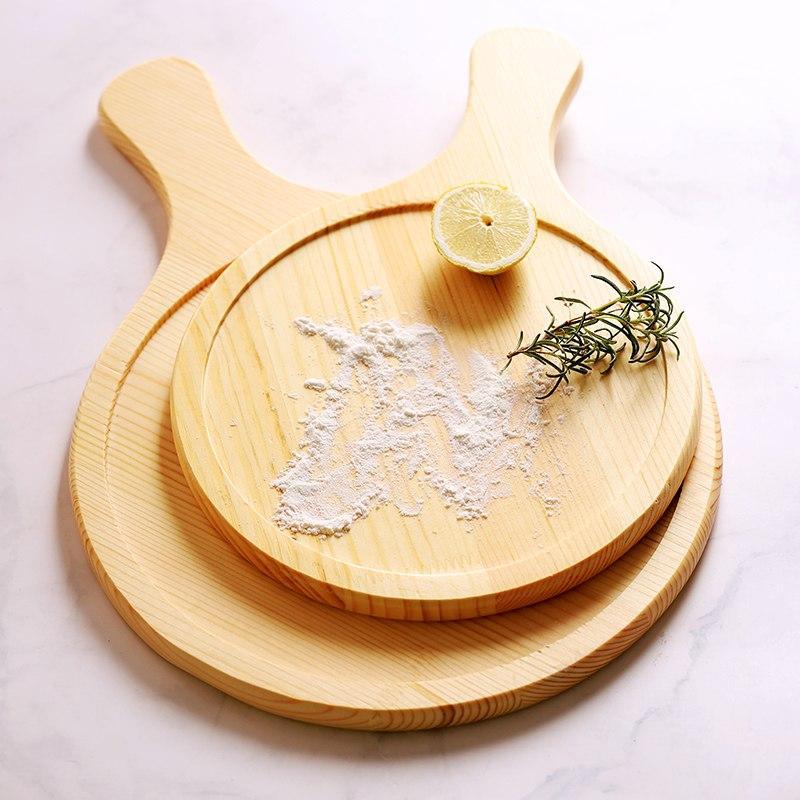 Premium Nordic Oak Wooden Serving Tray with Two Handles | Lersk