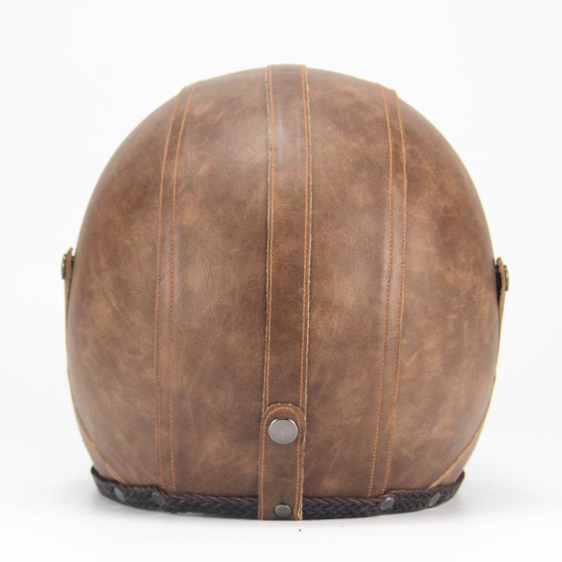 Retro Vintage Open Face Motorcycle Helmet With Goggle Mask For Classic Riders And Retro Enthusiasts | Lersk