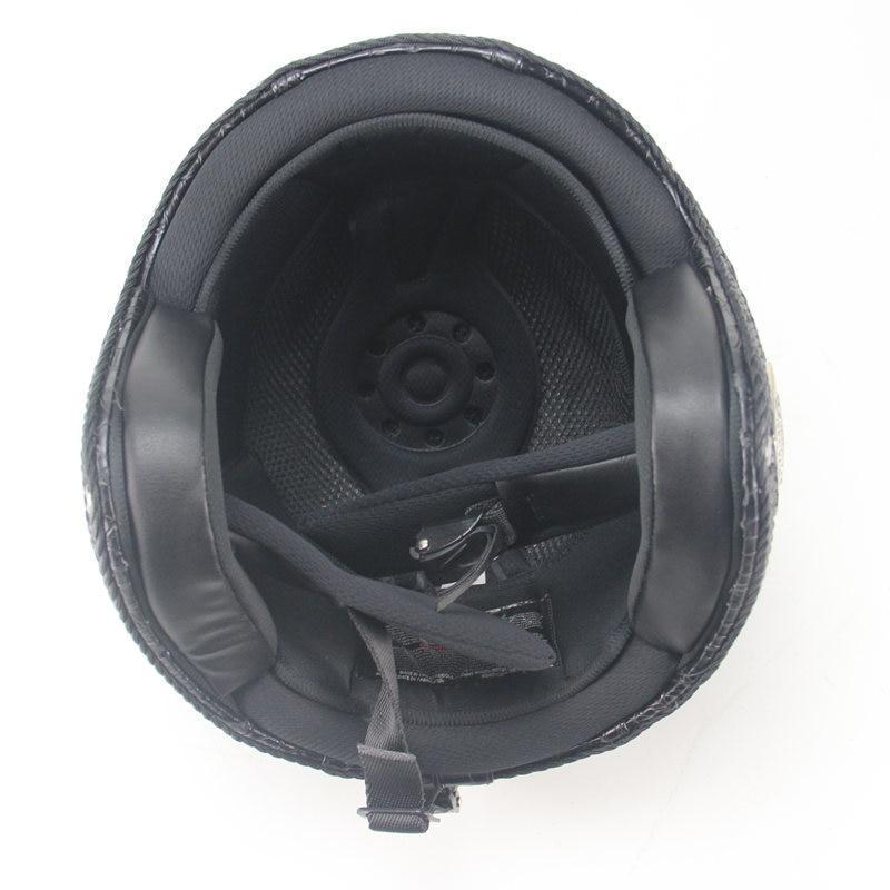 Retro Vintage Open Face Motorcycle Helmet With Goggle Mask For Classic Riders And Retro Enthusiasts | Lersk