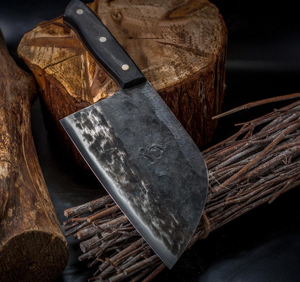 VantaForge Handcrafted Chef Knife With Hardened Carbon Steel Edge | Lersk