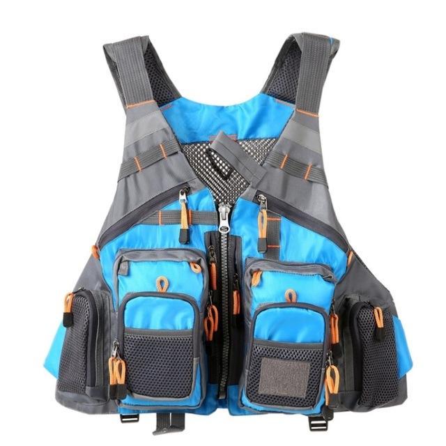 Professionelle Angel-Schwimmweste für Angler und Outdoor-Freunde auf dem Wasser und am Steg | Lersk