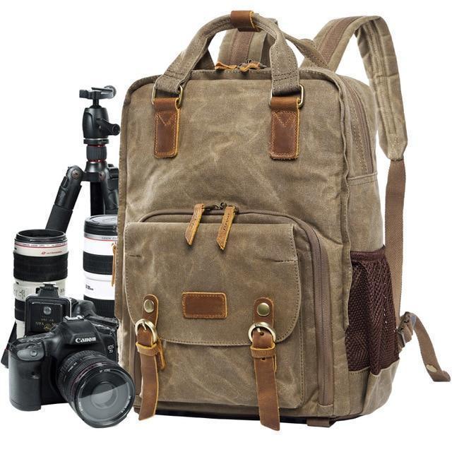 Rivelo Voyager | Waterproof Waxed Canvas Camera Backpack | Lersk