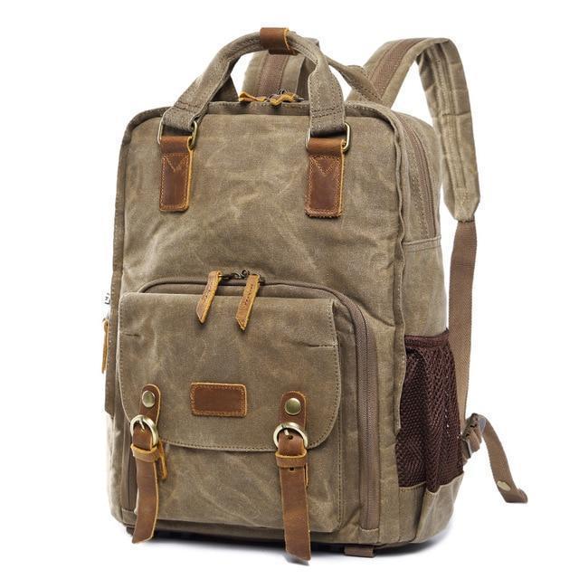 Rivelo Voyager | Waterproof Waxed Canvas Camera Backpack | Lersk