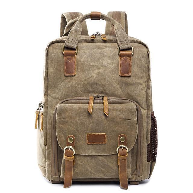 TerraGuard Waterproof Waxed Canvas Camera Backpack Elite | Lersk