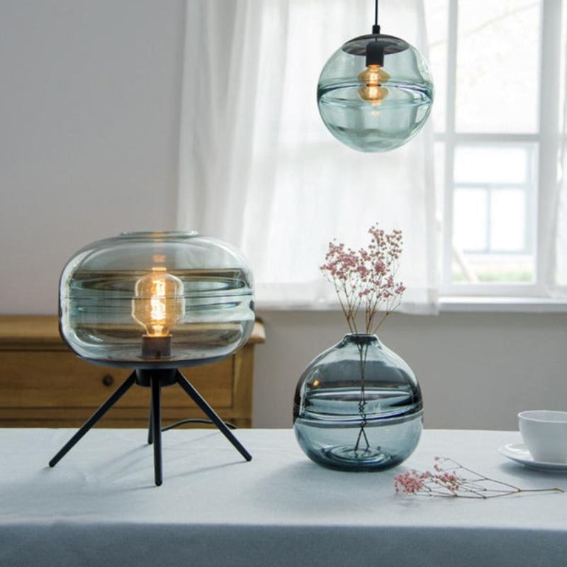 Calen | Stolní lampa se skleněným stínidlem | Lersk