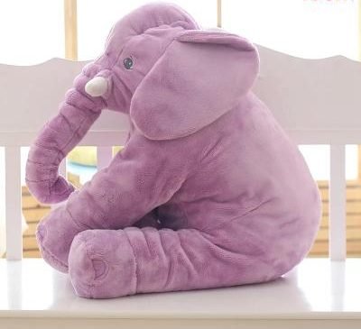 SnuggleBloom Elephant Plush Pillow for Kids & Babies | Lersk