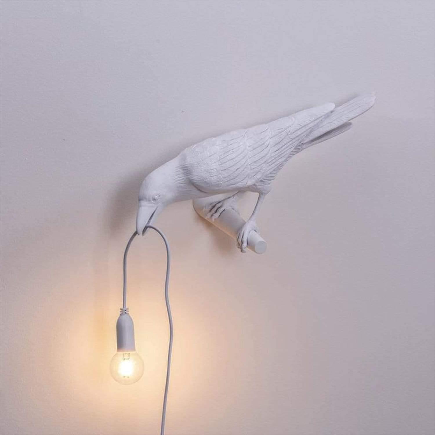 Rookhaven Whimsical Raven Bird Table Lamp for Living Room | Lersk