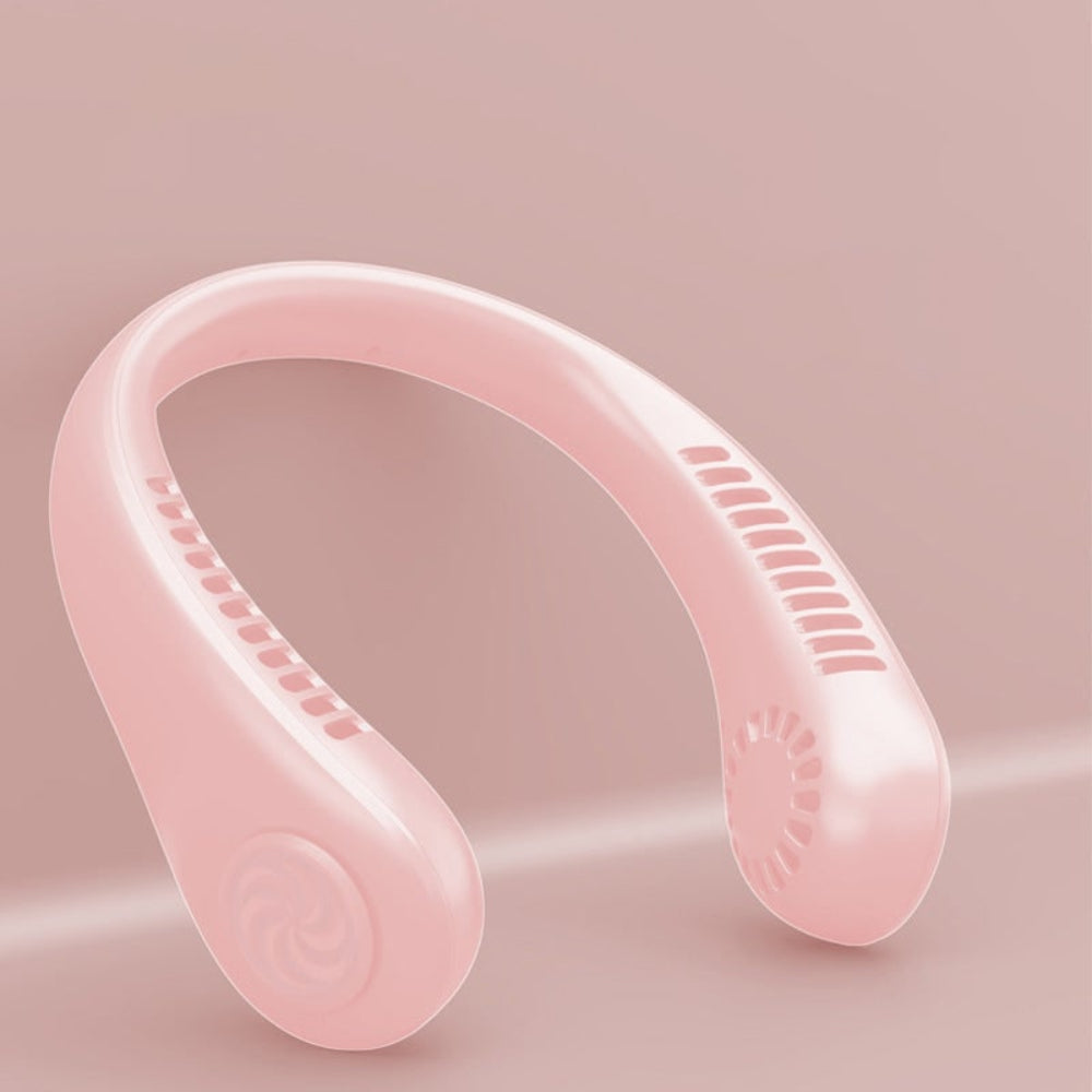 Rechargeable Battery Portable Neck Fan Hands-Free Wearable Fan | Lersk