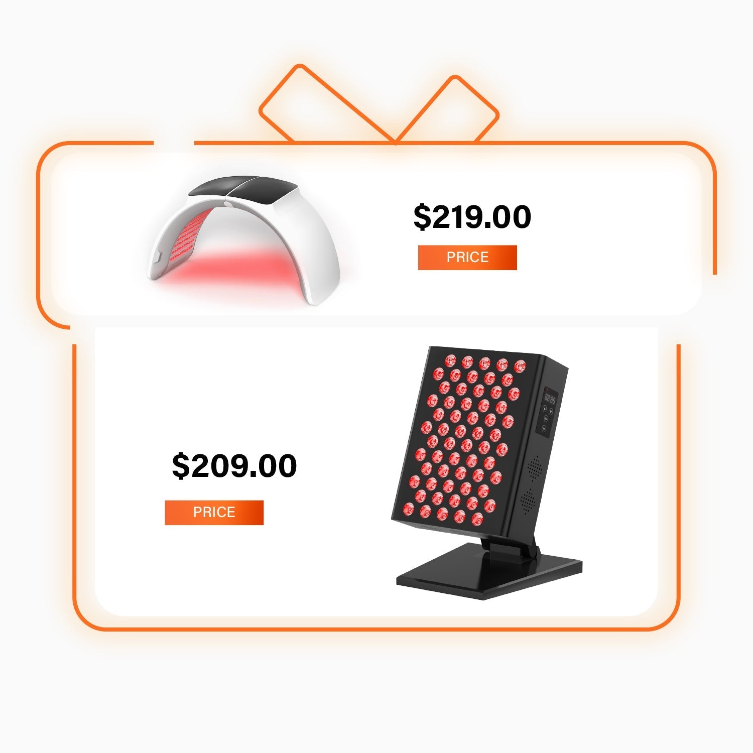 LED Light Therapy Device | 7-Wavelength LED Light Therapy Device for Face & Body | Lersk