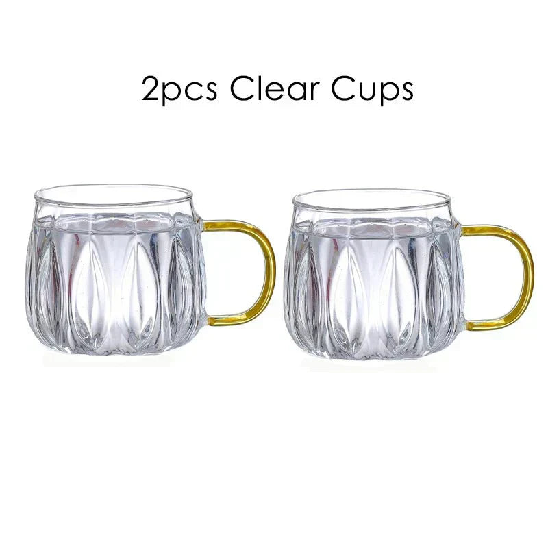 Set Caraffa in Vetro Vintage Nova con Coperchio e Bicchieri in Acciaio Inox | Lersk