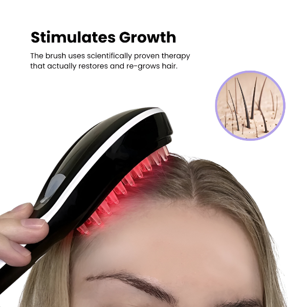 LumaRevive | 4-in-1 Red Light Hair and Scalp Therapy Brush