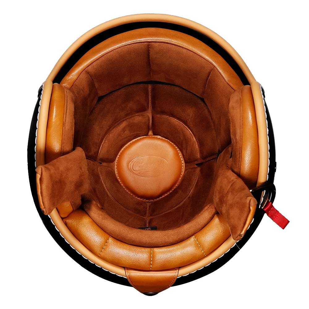 AeroNova Featherlight Offener Helm mit ABS-Schale, DOT- und ECE-zertifiziert | Lersk