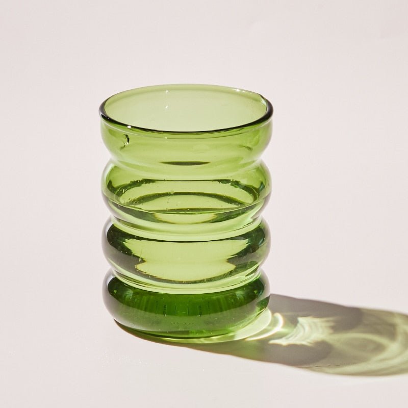 NovaRipple Glass Tumbler 250ml Heat Resistant for Drinks | Lersk