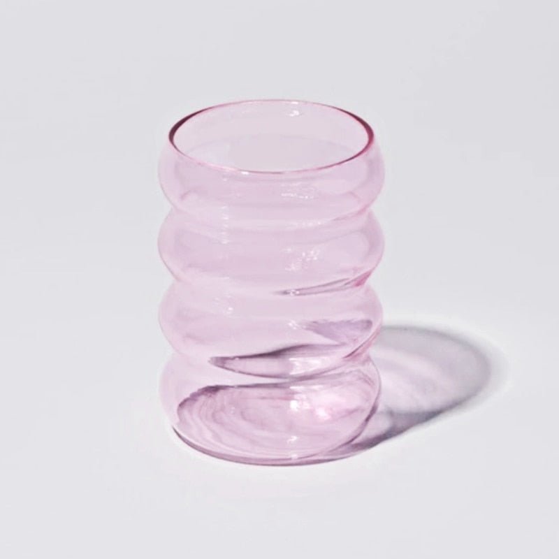NovaRipple Glass Tumbler 250ml Heat Resistant for Drinks | Lersk