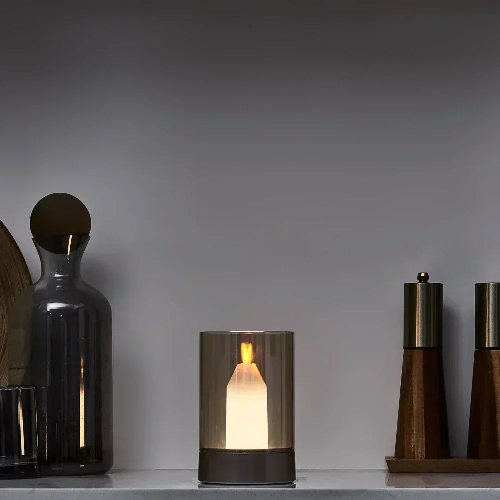 Luce Ambientale Ricaricabile a Candela Senza Fiamma per Decorazione | Lersk