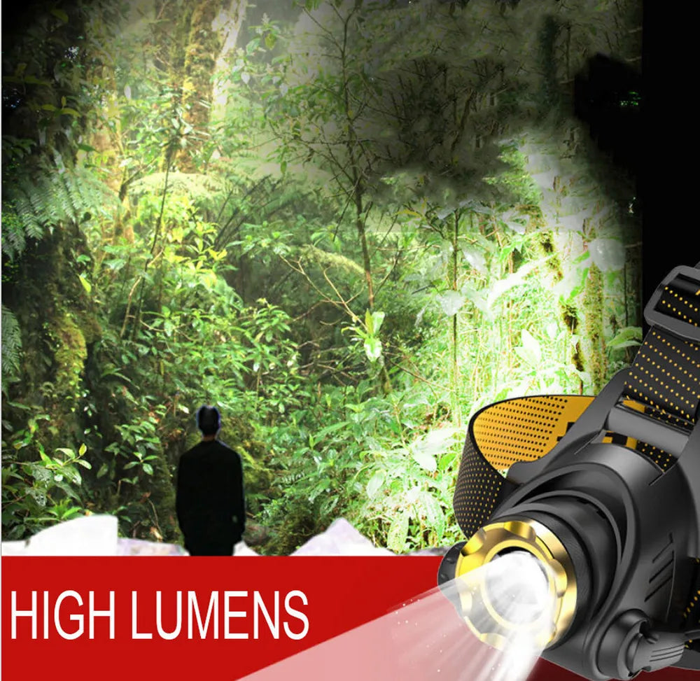 ApexVolt Pro Headlamp 990000LM Rechargeable Tactical Light | Lersk