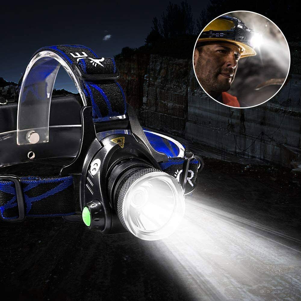 NovaPeak 990000LM Dobíjecí LED čelovka s zoomem Taktická | Lersk