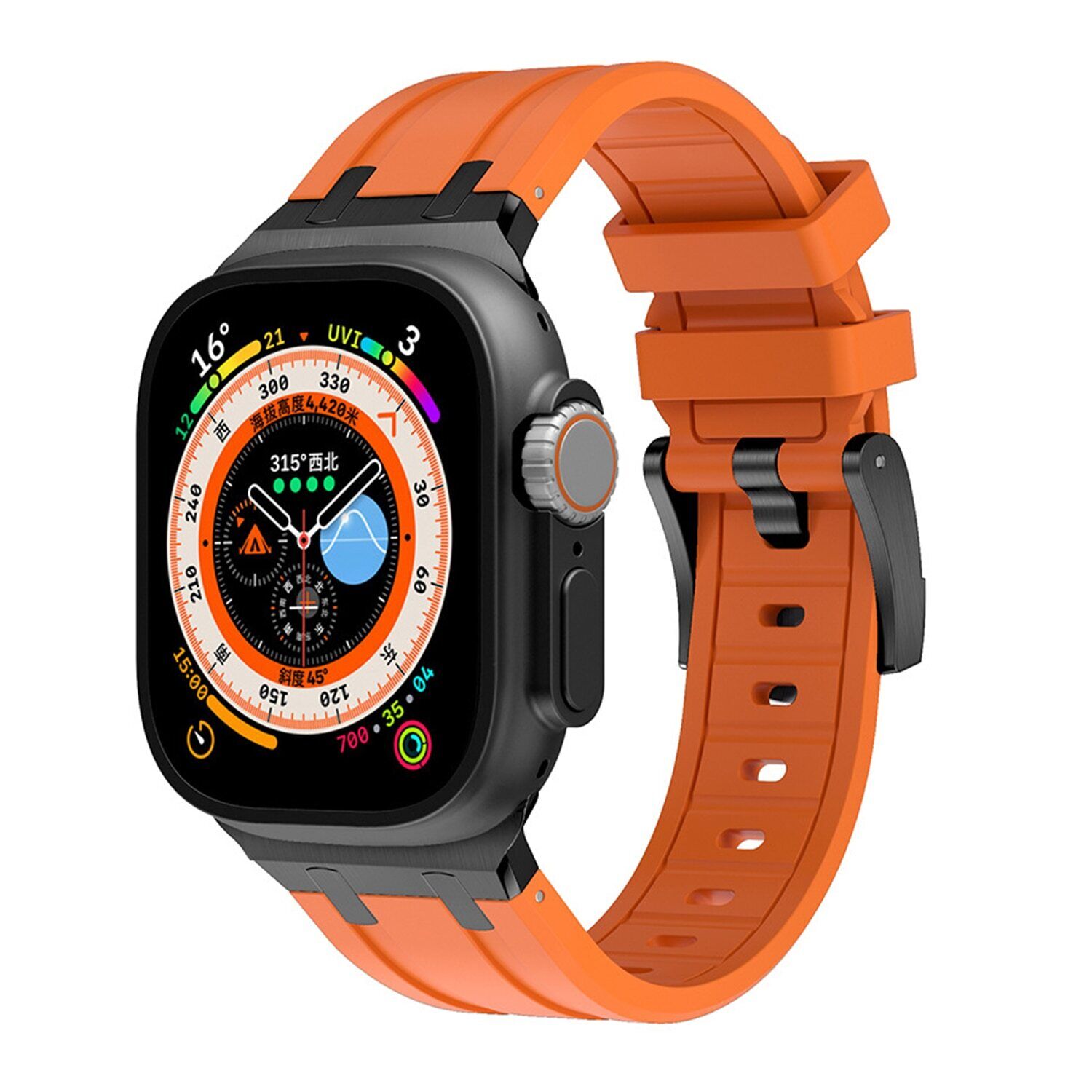 Kirrea luxusní silikonový řemínek pro Apple Watch | Lersk