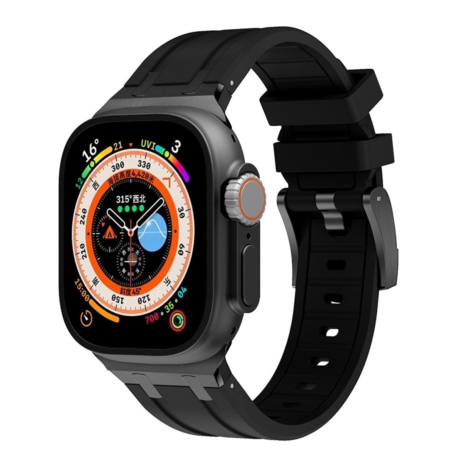 Kirrea luxusní silikonový řemínek pro Apple Watch | Lersk