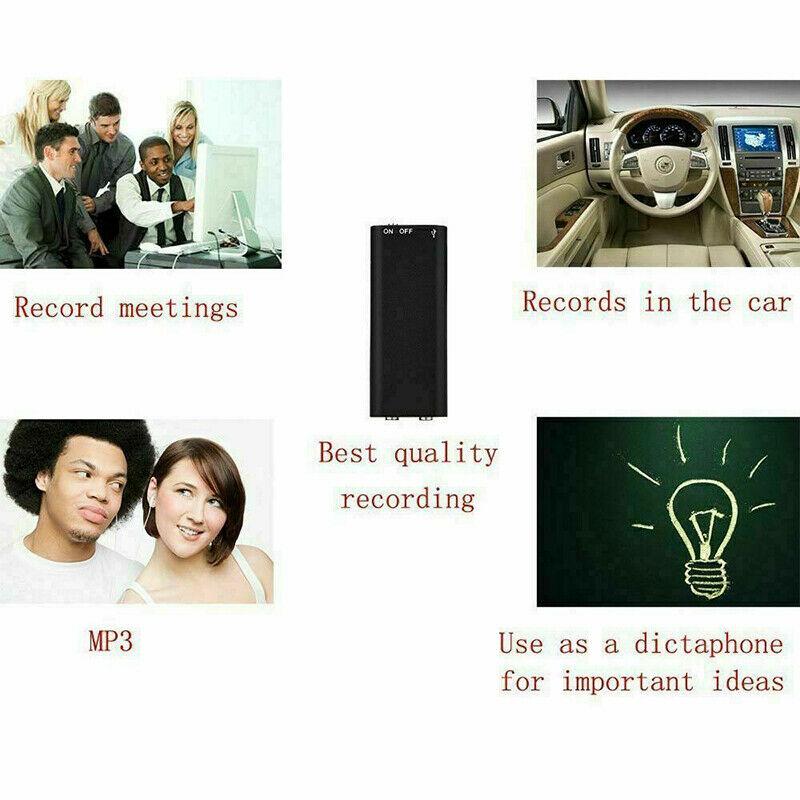 Lumen Mini Voice Recorder Compact 8GB Hidden Audio Device | Lersk