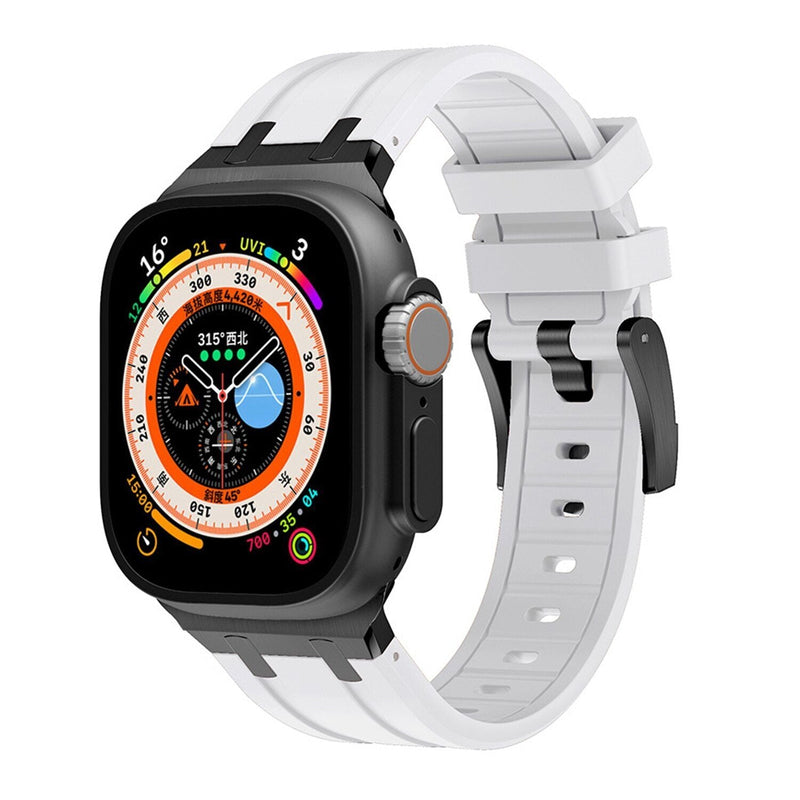VeroFit | Thick Silicone Band with Titanium Adapter for Apple Watch | Lersk