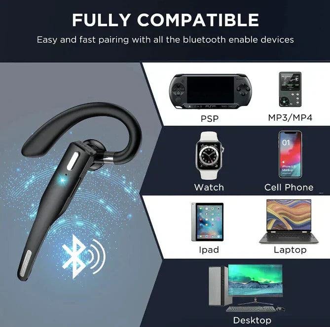 AeroPeak Summit Dual-Mikrofon Bluetooth-Headset mit Geräuschunterdrückung | Lersk