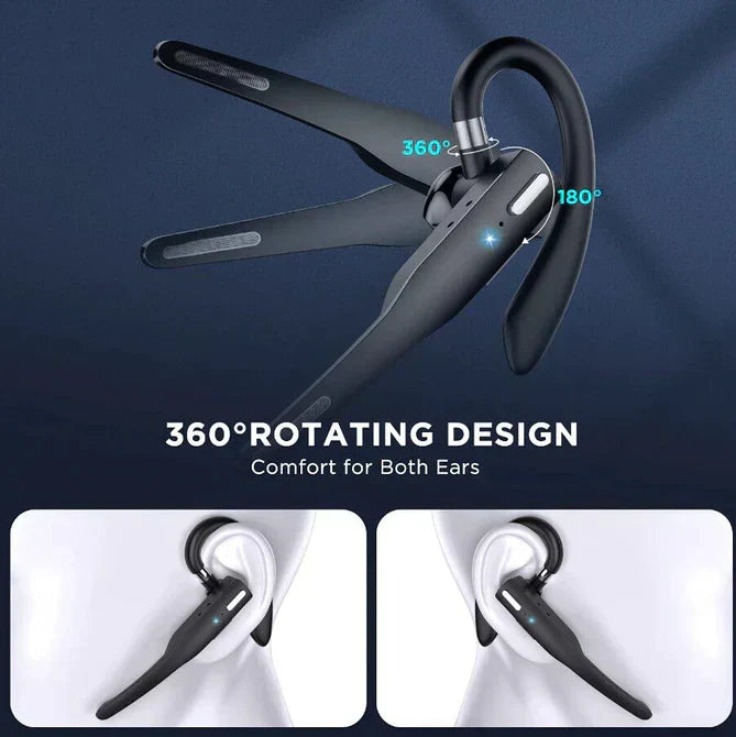AeroPeak Summit Dual Mic Bluetooth Headset With Noise Cancellation