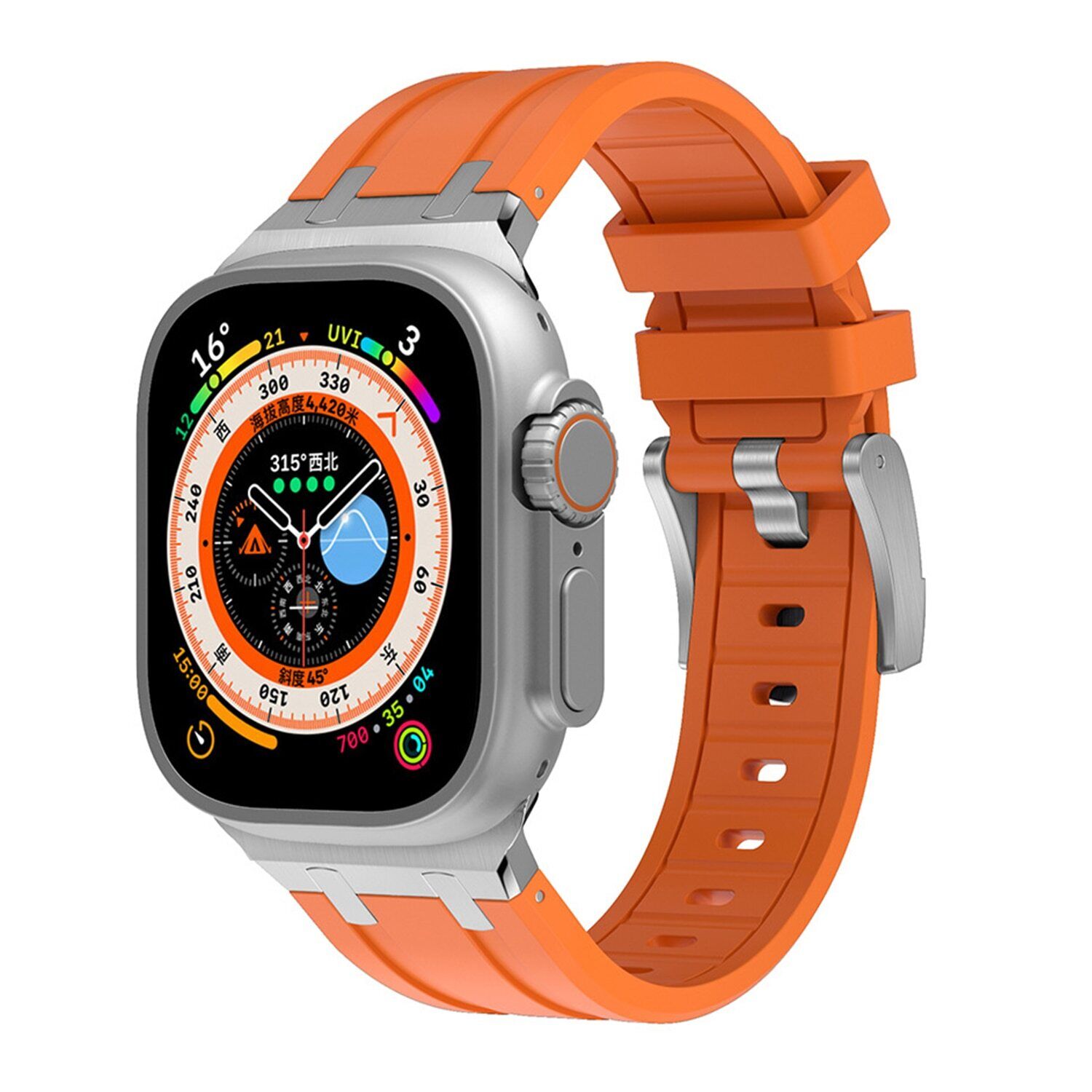Kirrea luxusní silikonový řemínek pro Apple Watch | Lersk