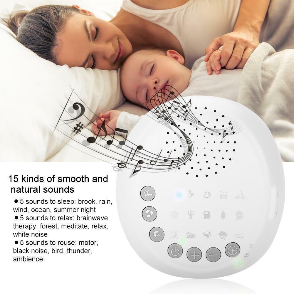 Máquina de sonido de ruido blanco SerenWave para dormir con temporizador automático | Lersk