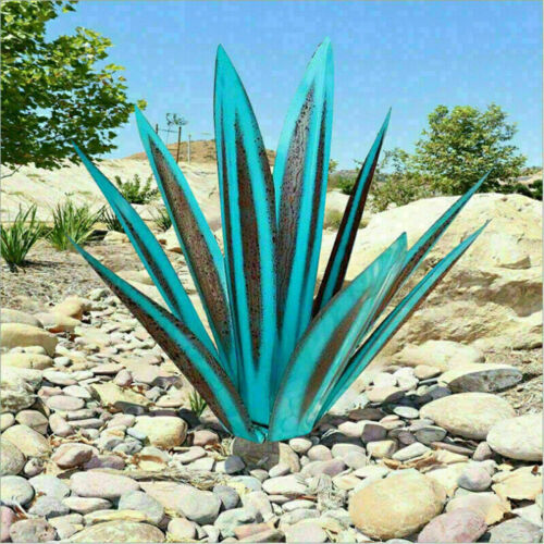 Ewige Agave Handgefertigte Rostfreie Metall-Gartenskulptur für Innen- und Außendekor | Lersk