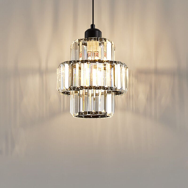 Aurelia Rifflet Krystalloftlampe med Elegant Ledning | Lersk