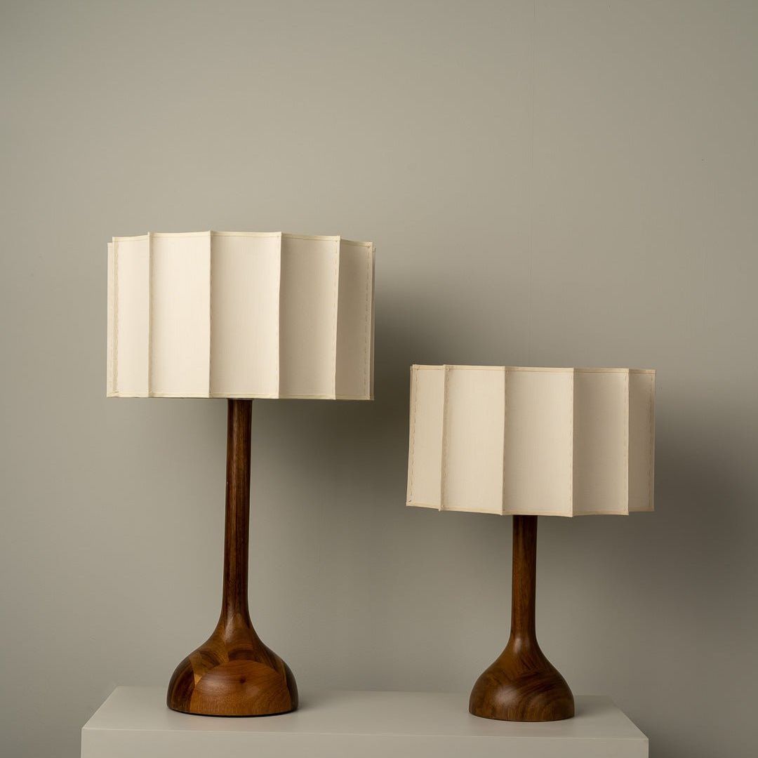 Astraeon Solid Wood Table & Floor Lamp with LED E27 | Lersk