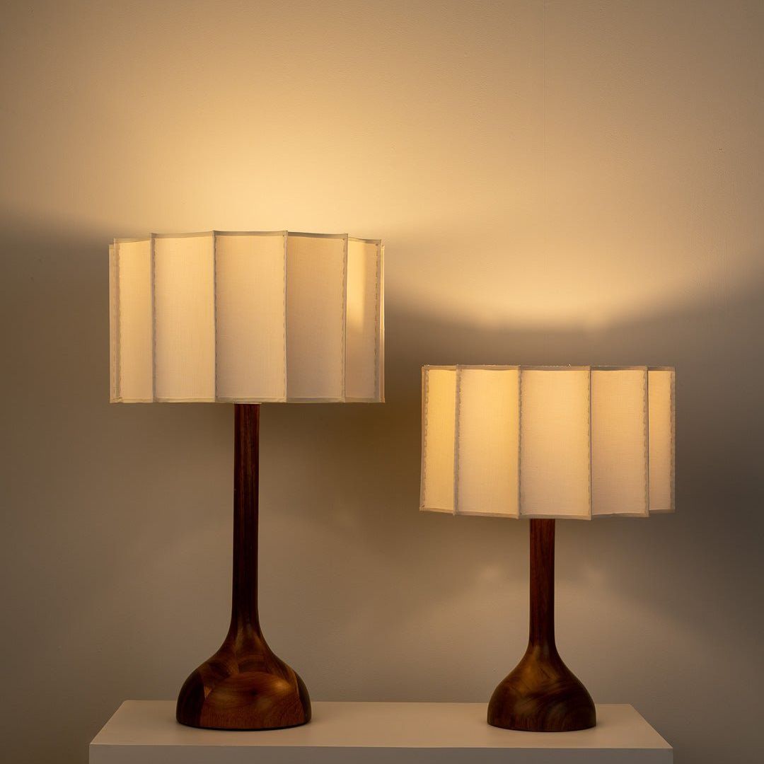 Astraeon Solid Wood Table & Floor Lamp with LED E27 | Lersk