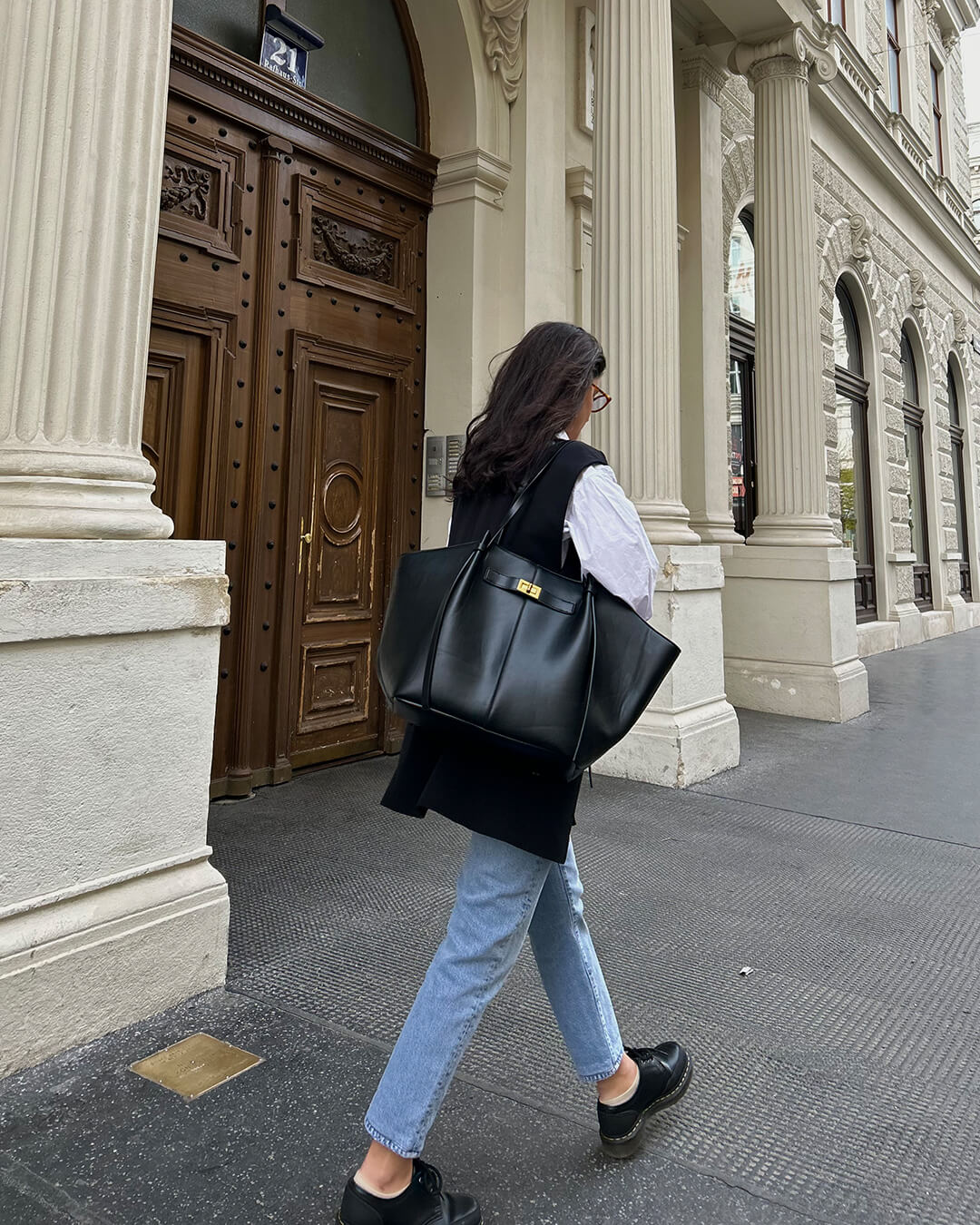 Borsa Shopper Oversize in Pelle Vegana Premium | Lersk