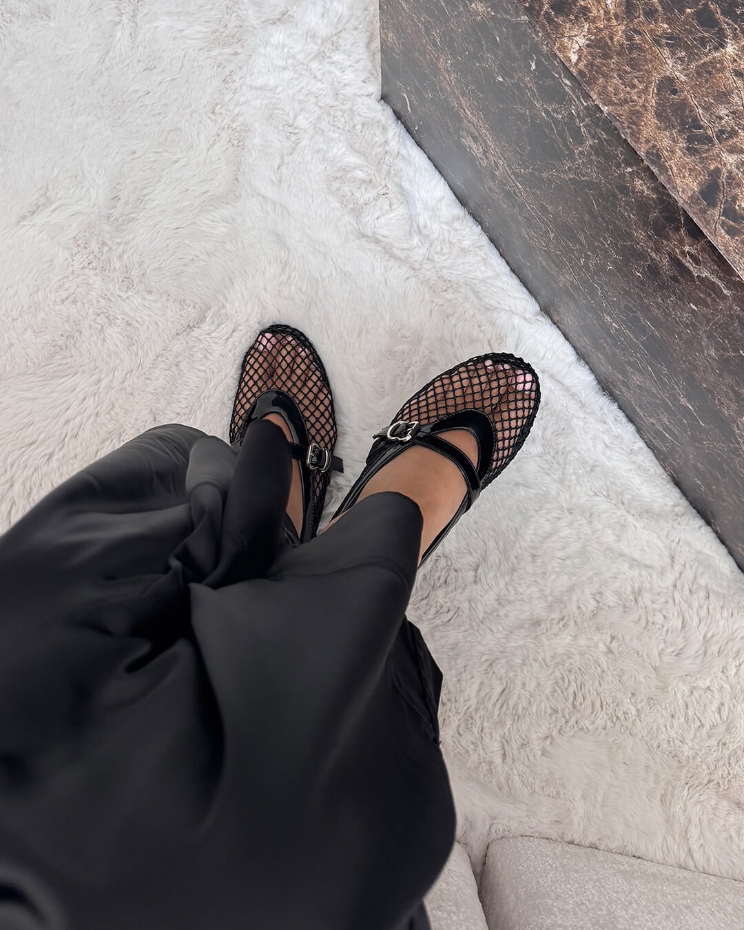 Ballerine traspiranti in pelle vegana | Lersk
