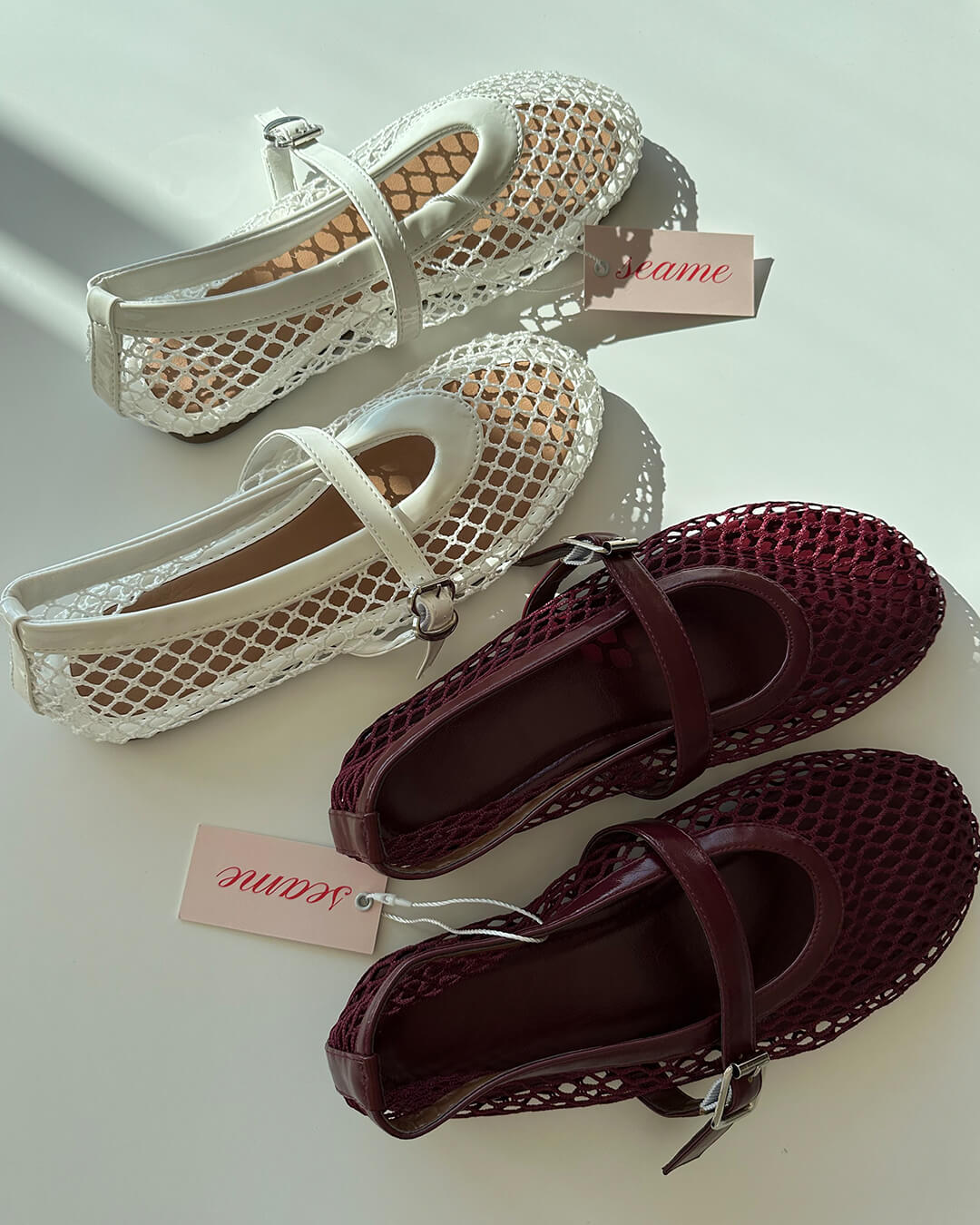 Ballerine traspiranti in pelle vegana | Lersk
