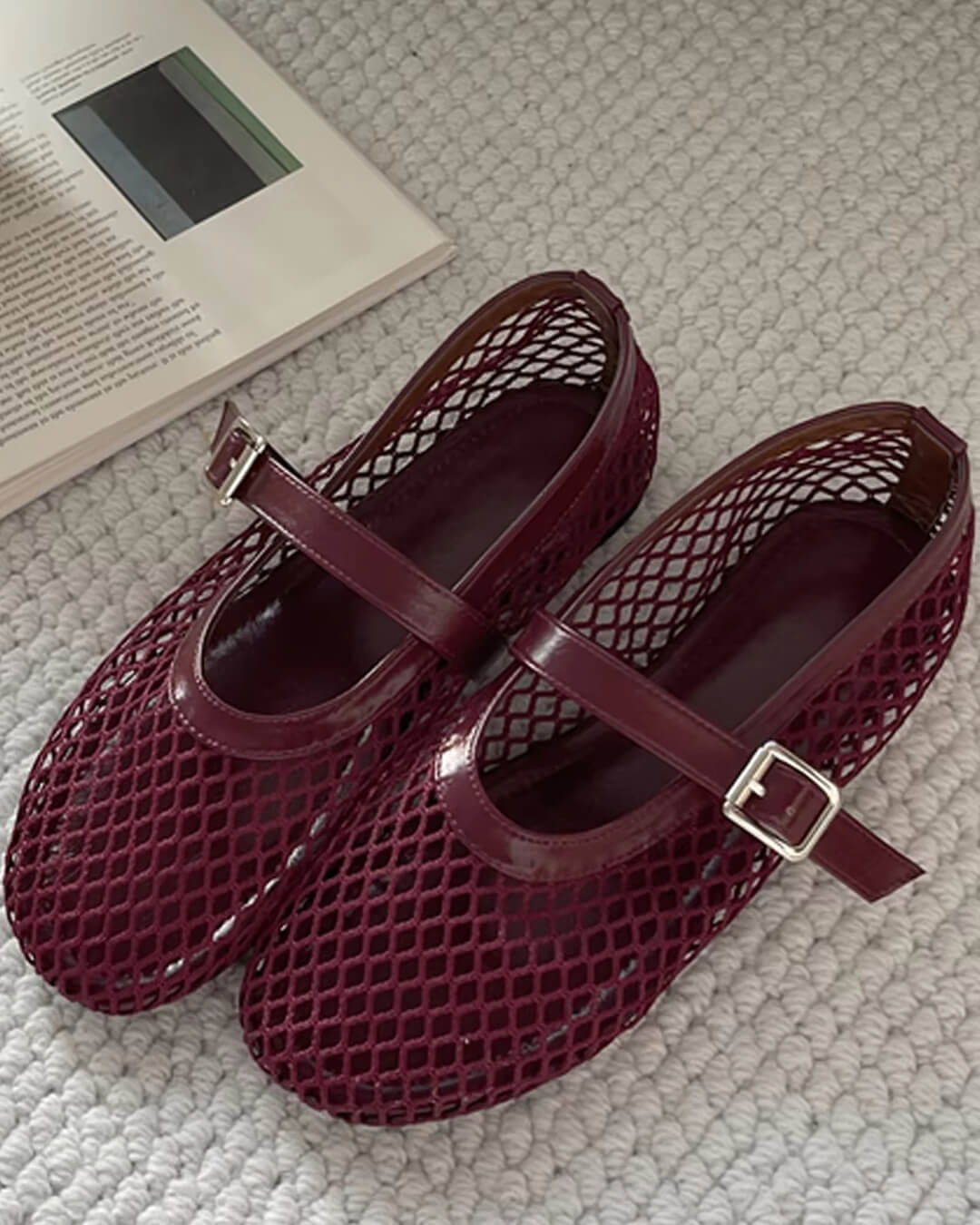 Ballerine traspiranti in pelle vegana | Lersk