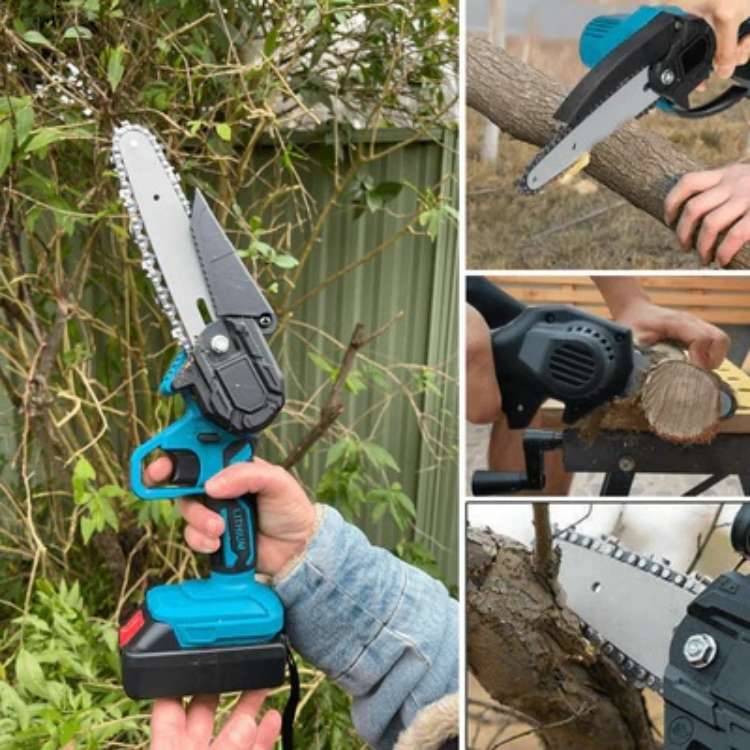 LumaSaw 6-Inch Cordless Chainsaw, Ergonomic, Under 1.2 kg | Lersk