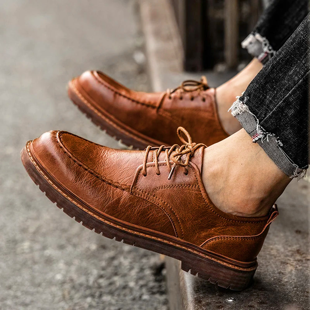 Herre Heritage Læder Brogues | Lersk
